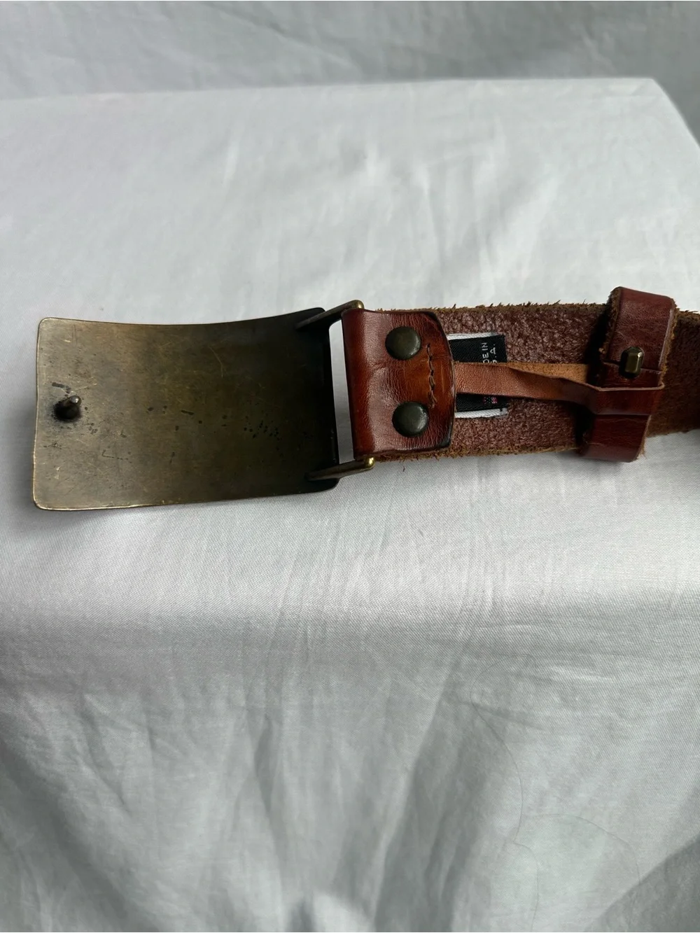 J.Crew x Mister Freedom 2010 Collab | Whale Tail Buckle Leather Belt